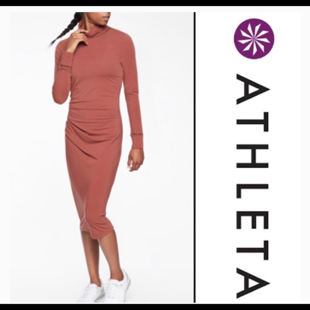 Athleta Industry Havana Brown Dress